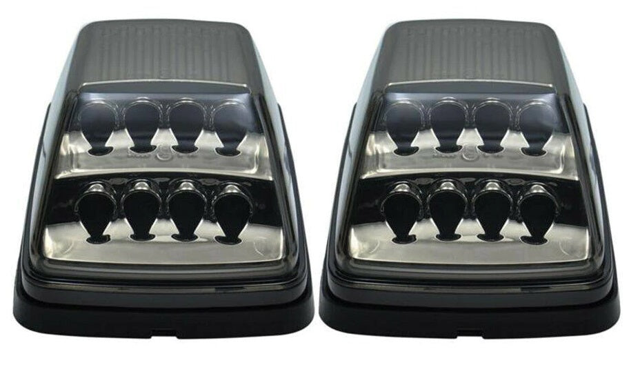 LED TURN SIGNALS SMOKE HOOD MERCEDES G W463 1989-2015 FRONT INDICATORS BLACK
