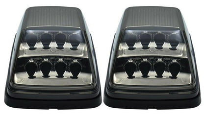 LED TURN SIGNALS SMOKE HOOD MERCEDES G W463 1989-2015 FRONT INDICATORS BLACK