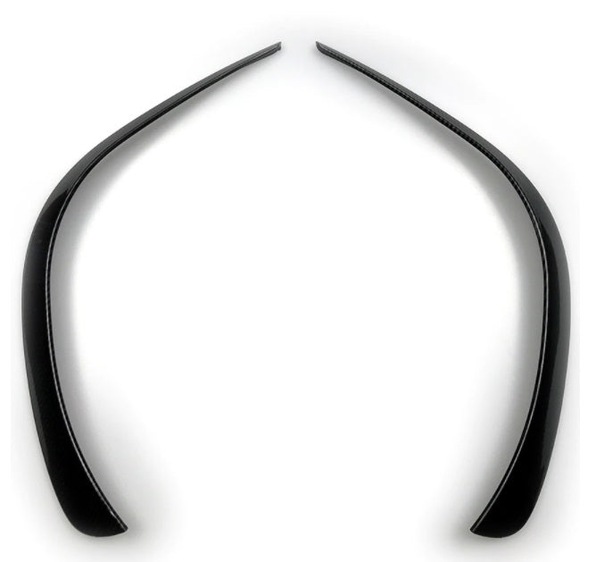 MERCEDES GLE W167 AMG PAIR OF FRONT BUMPER MOULDINGS AMG LOOK 3M FLAPS