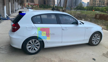 BMW SERIE 1 E87 E81 SPOILER POSTERIORE SUL TETTO LOOK M NERO LUCIDO ABS AUTOELEGANCERICAMBI