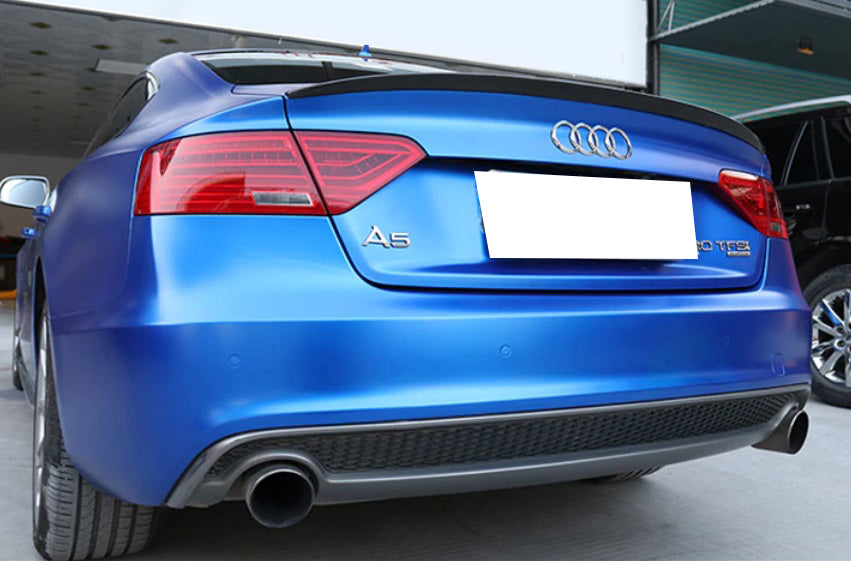 AUDI A5 8T SPORTBACK SPOILER POSTERIORE SUL COFANO ABS LOOK S5 S LINE NERO AUTOELEGANCERICAMBI