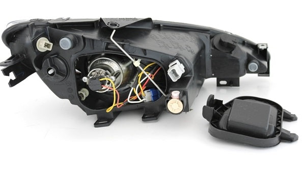 CHROME HEADLIGHTS PEUGEOT 206 1998+ SPORTS HEADLIGHTS LED INDICATORS