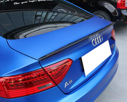 AUDI A5 8T SPORTBACK SPOILER POSTERIORE SUL COFANO ABS LOOK S5 S LINE NERO AUTOELEGANCERICAMBI