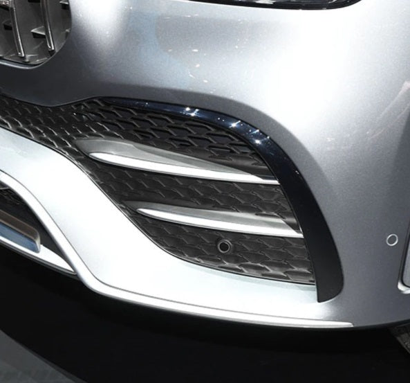 MERCEDES GLE W167 AMG PAIR OF FRONT BUMPER MOULDINGS AMG LOOK 3M FLAPS