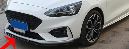 FORD FOCUS MK4 2018+ SPLITTER PARAURTI ANTERIORE SPOILER NERO LUCIDO RS