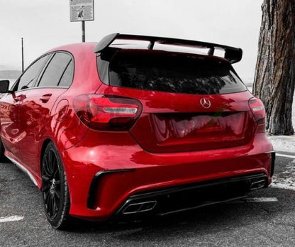 FLAPS MERCEDES A W176 2012-2018 REAR BUMPER MOULDS ADHESIVE BLACK 0179