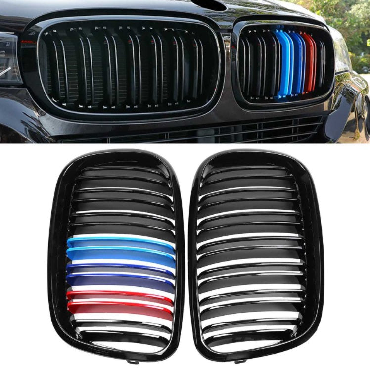 BMW X5 F15 X6 F16 CALANDRA DOPPIA STRISCIA 3 COLORI M GRIGLIE ANTERIORI AUTOELEGANCERICAMBI