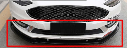 FORD MONDEO V 2015+ FRONT BUMPER SPLITTER SPOILER GLOSS BLACK RS