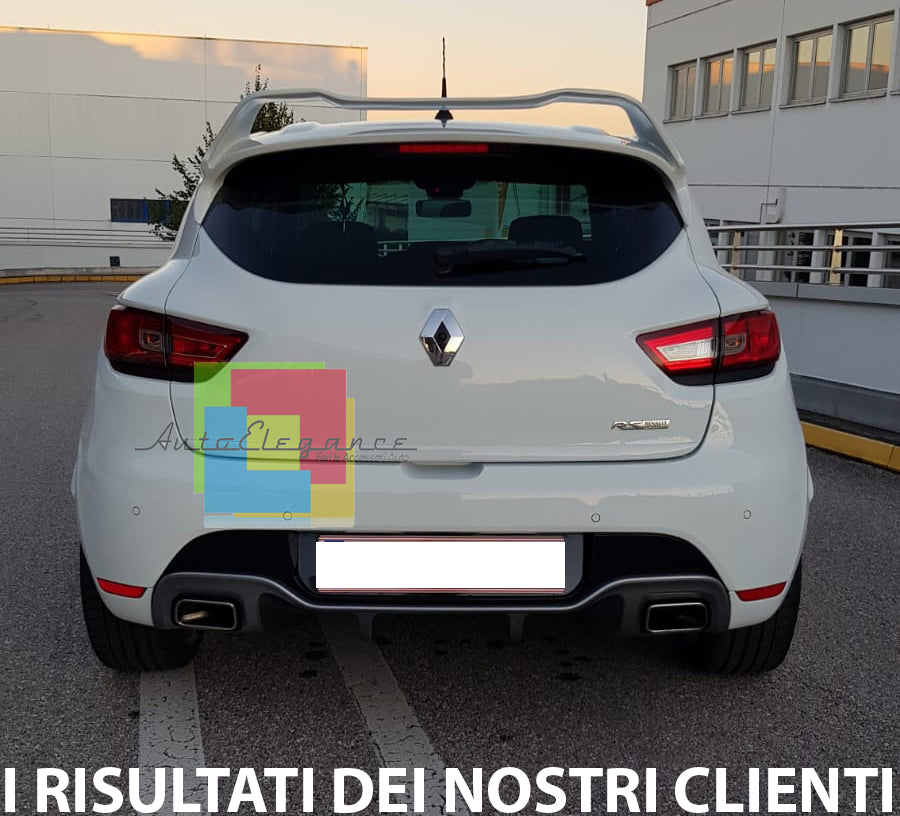 RENAULT CLIO 4 MKIV 2012-2019 SPOILER POSTERIORE TETTO LOOK SPORTIVO RS ALETTONE