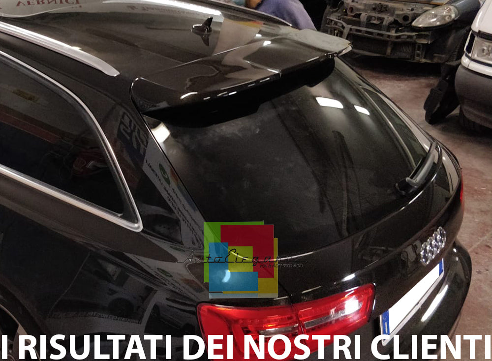 AUDI A6 C7 4G AVANT SPOILER POSTERIORE ALETTONE SUL TETTO ALETTONE LOOK RS6 AUTOELEGANCERICAMBI