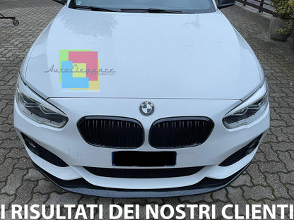 SOTTO PARAURTI ANTERIORE BMW SERIE 1 F20 F21 2015-2018 SPLITTER NERO LUCIDO 0083