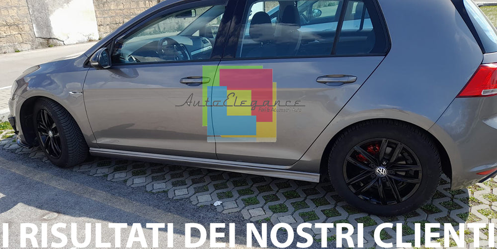 VW GOLF 7 VII 2012-2019 SIDE SKIRTS UNDER DOOR ABS LOOK R RLINE