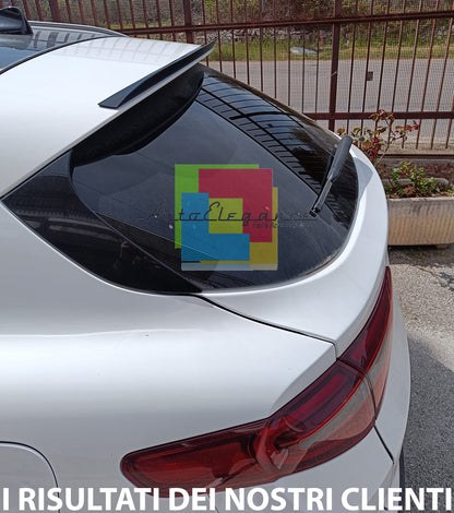 ALFA ROMEO STELVIO SPOILER POSTERIORE TETTO AGGIUNTIVA ALA NERO LUCIDO 0237 AUTOELEGANCERICAMBI