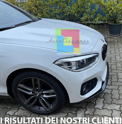 SOTTO PARAURTI ANTERIORE BMW SERIE 1 F20 F21 2015-2018 SPLITTER NERO LUCIDO 0083