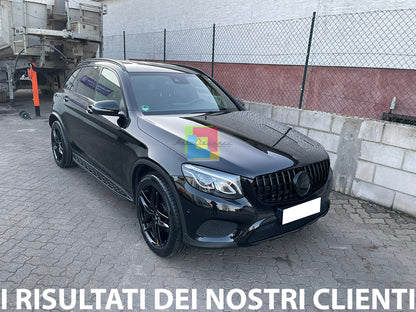 ✨GRIGLIA ANTERIORE MERCEDES GLC C253 X253 2015-2018 CALANDRA NERA BLACK EDITION✨