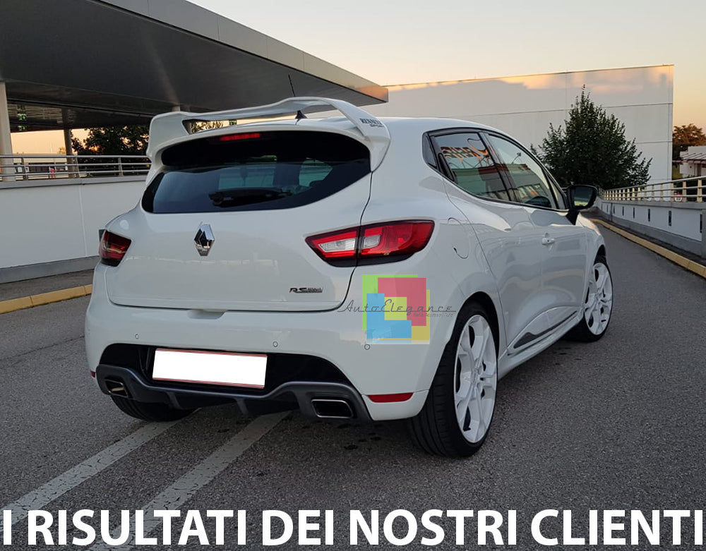 RENAULT CLIO 4 MKIV 2012-2019 SPOILER POSTERIORE TETTO LOOK SPORTIVO RS ALETTONE