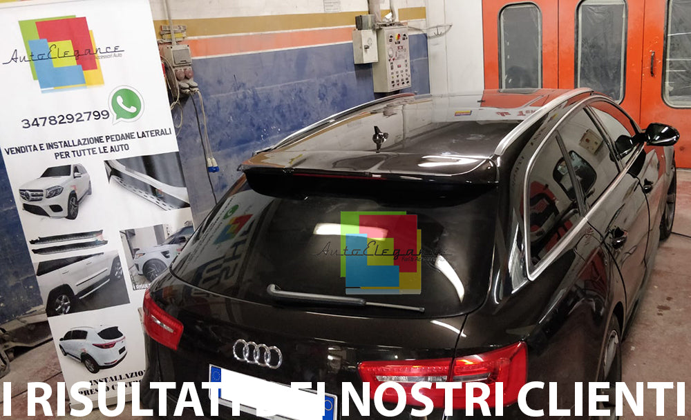 AUDI A6 C7 4G AVANT SPOILER POSTERIORE ALETTONE SUL TETTO ALETTONE LOOK RS6 AUTOELEGANCERICAMBI