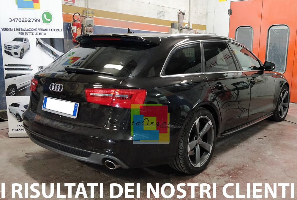 AUDI A6 C7 4G AVANT SPOILER POSTERIORE ALETTONE SUL TETTO ALETTONE LOOK RS6 AUTOELEGANCERICAMBI