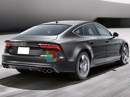 UNDER BUMPER AUDI A7 4G C7 2015-2018 REAR DIFFUSER S7 ABS BUMPER .-.
