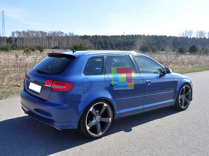 AUDI A3 2005-2012 8P SPORTBACK 5 PORTE SPOILER POSTERIORE SUL TETTO LOOK S3 ABS AUTOELEGANCERICAMBI