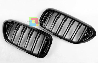 GRIGLIE ANTERIORI DOPPIA FASCIA M MASCHERINE PER BMW SERIE 5 G30 G31 2017+ .-