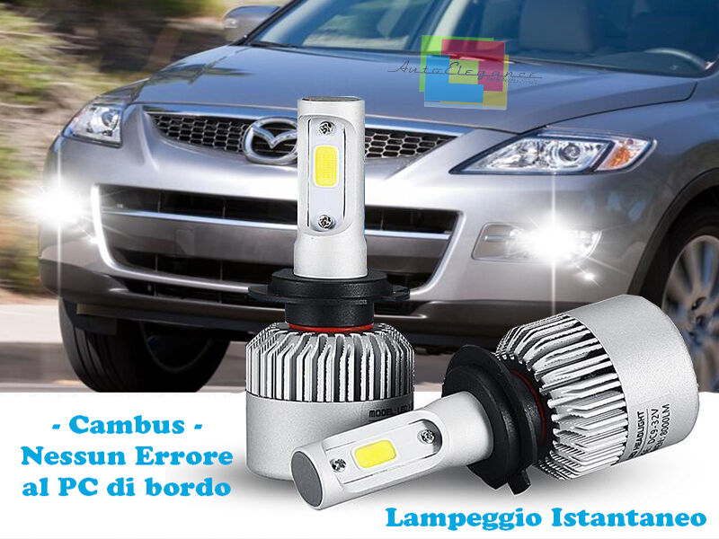 LAMPADE FENDINEBBIA A LED MAZDA CX-9 CAMBUS BIANCO GHIACCIO CREE
