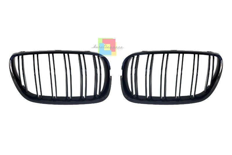 GRIGLIA ANTERIORE LOOK M PER BMW X3 E83 2007-2010 LCI LIFT NERA DOPPIA FASCIA .-