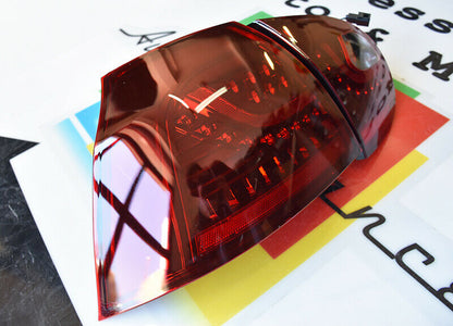 VW GOLF MK5 V 2003-2008 DARK RED FULL LED REAR LIGHTS - GTI