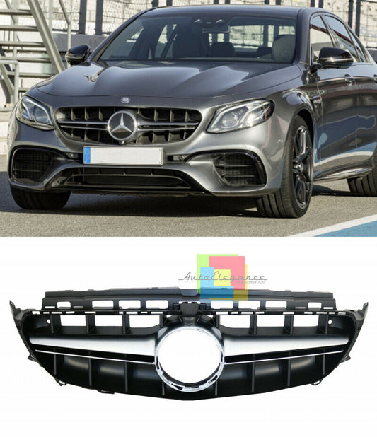 GRIGLIA ANTERIORE AMG MERCEDES CLASSE E W213 2016+ PROFILO SATINATO