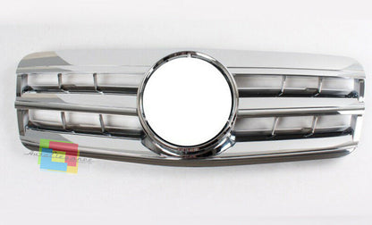 GRIGLIA ANTERIORE CROMATA MERCEDES CLK W208 A208 C208 96-03 CALANDRA LOOK SL