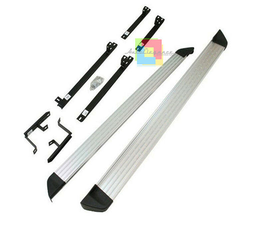 PEDANE LATERALI PER NISSAN QASHQAI 2006-2013 SOTTOPORTA TOP QUALITA' ALLUMINIO
