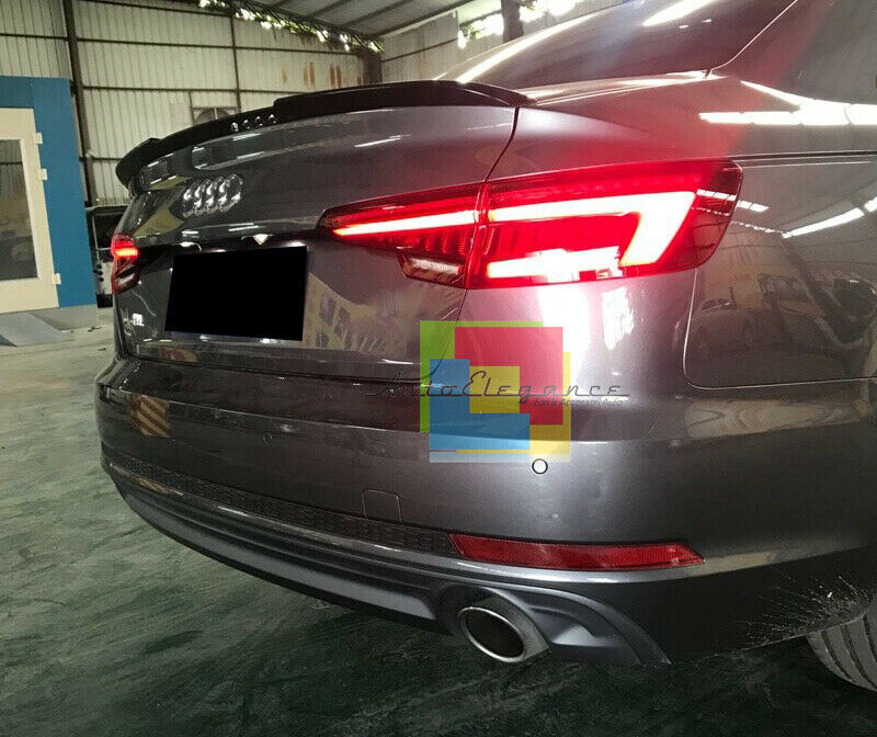 SPOILER POSTERIORE SUL COFANO S4 RS4 LOOK AUDI A4 B9 DAL 2015 IN POI BERLINA