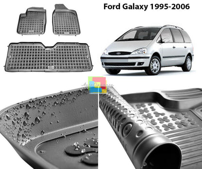 FORD GALAXY 1995-2006 RUBBER CAR MATS - TOP QUALITY MATS -1