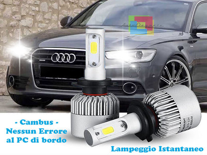 LAMPADE ABBAGLIANTI DIURNE LED AUDI A6 4G C7 LAMPEGGIO ISTANTANEO 6000K ---