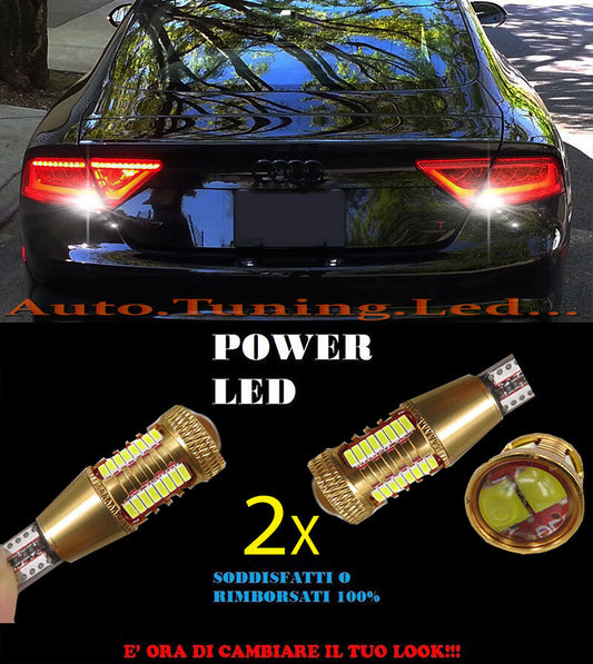 AUDI A7 LAMPADE RETROMARCIA LED T15 W16W SUPER QUALITA NO ERROR AUTOELEGANCERICAMBI