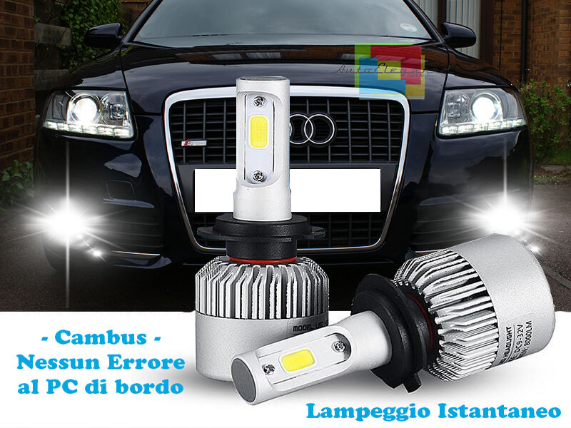 LAMPADE FENDINEBBIA A LED AUDI A6 4F C6 08+ H11 CAMBUS BIANCO GHIACCIO