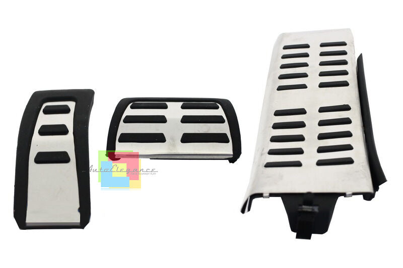 PEDALIERA CAMBIO AUTOMATICO Audi A6 4G 2011-2015 - INOX GOMMA ANTISCIVOLO