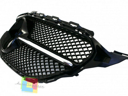 GRIGLIA ANTERIORE NERA DESIGN AMG PER MERCEDES CLASSE C W205 S205 2014+