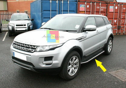 PEDANE LATERALI RANGE ROVER EVOQUE DYNAMIC 2011-2015 SOTTOPORTA TOP QUALITA&apos;