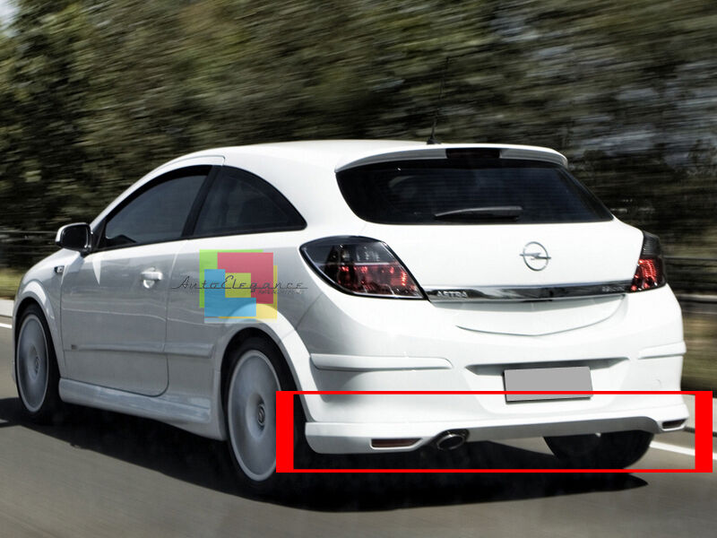 OPEL ASTRA H 05-10 GTC 3 DOORS UNDER BUMPER SPOILER DIFFUSER OPC LOOK