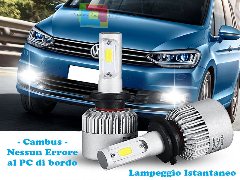 LED FOG LIGHTS VW TOURAN 5T 2015+ CAMBUS ICE WHITE CREE