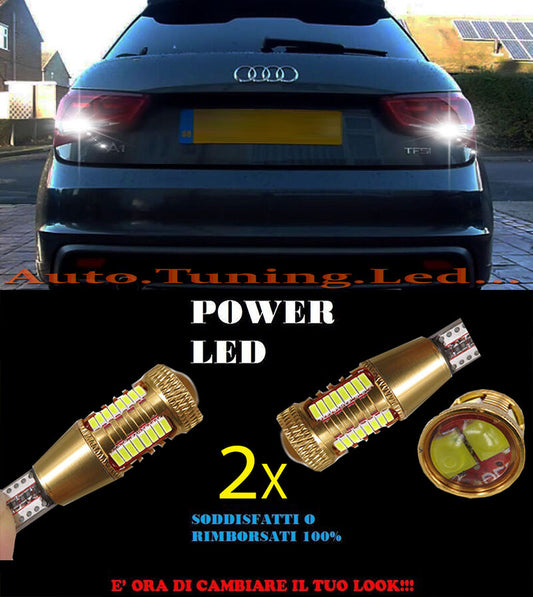 AUDI A1 LAMPADE RETROMARCIA LED T15 W16W SUPER QUALITA NO ERROR AUTOELEGANCERICAMBI