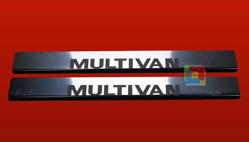 VW T5 MULTIVAN BATTITACCO ADESIVO CROMATI LOOK SPORTIVO 2 PEZZI