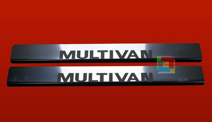 VW T5 MULTIVAN BATTITACCO ADESIVO CROMATI LOOK SPORTIVO 2 PEZZI