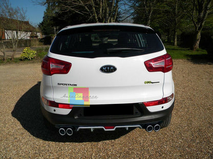 KIA SPORTAGE SL 2010+ DIFFUSORE POSTERIORE SOTTO PARAURTI QUATTRO TERMINALI ABS