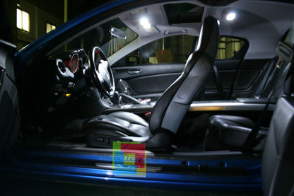 KIT COMPLETO LED LUCI INTERNO AUDI A4 B6 / B7 AVANT SMD BIANCO GHIACCIO CANBUS