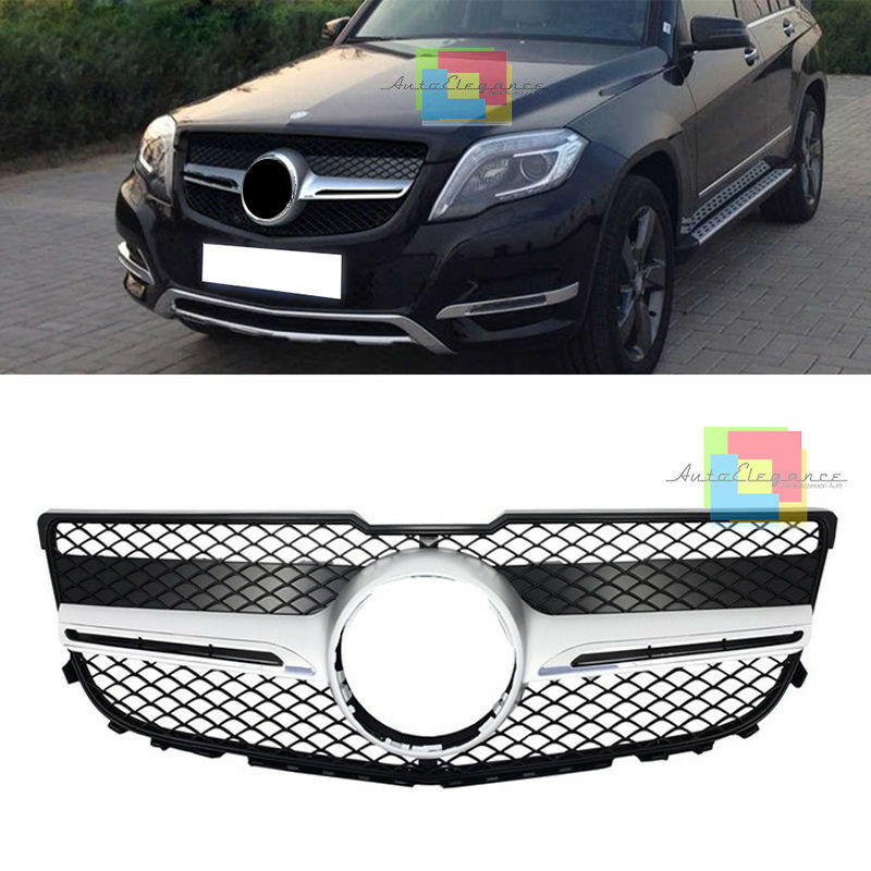 GRIGLIA ANTERIORE SATINATA - MERCEDES GLK X204 2013-2015 LIFT CALANDRA AMG