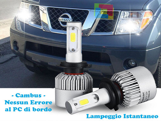 LAMPADE ABBAGLIANTI ANABBAGLIANTI LED NISSAN PATHFINDER 2005+ ISTANTANEO CREE