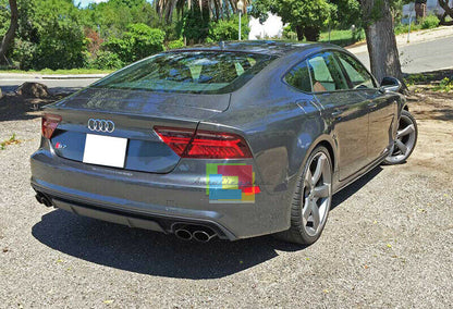 AUDI A7 4G C7 2015-2018 FACELIFT DIFFUSORE POSTERIORE S7 SOTTO PARAURTI ABS AUTOELEGANCERICAMBI