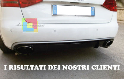 ABS DIFFUSER RS4 UNDER BUMPER AUDI A4 B8 8K 2012-2015 RESTYLING